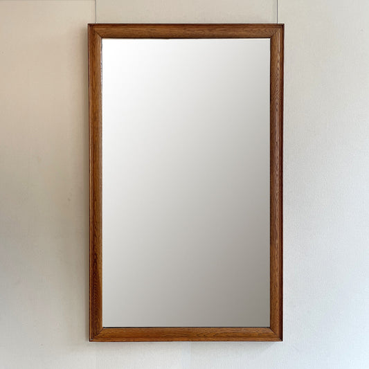 Edwardian Oak Mirror