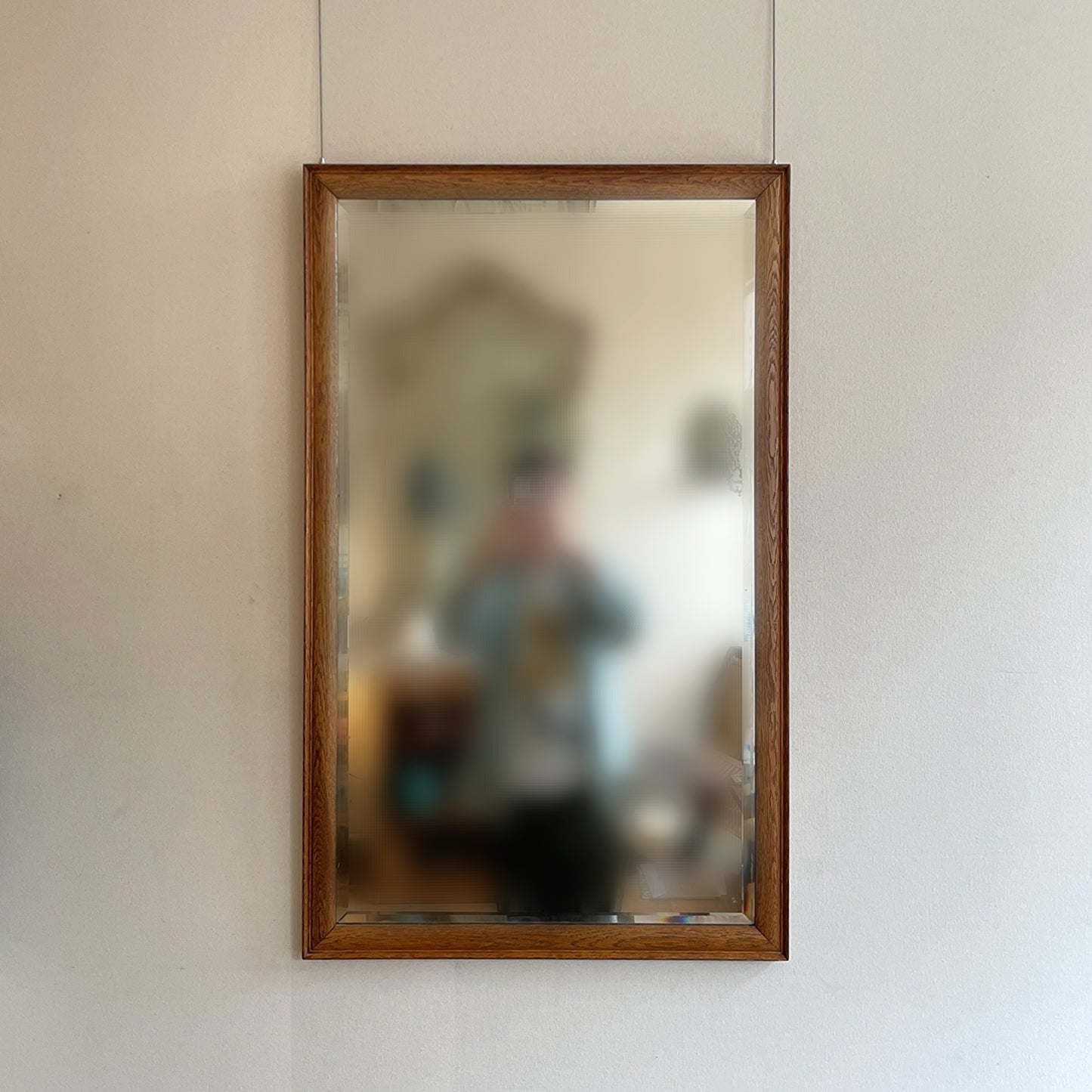 Edwardian Oak Mirror