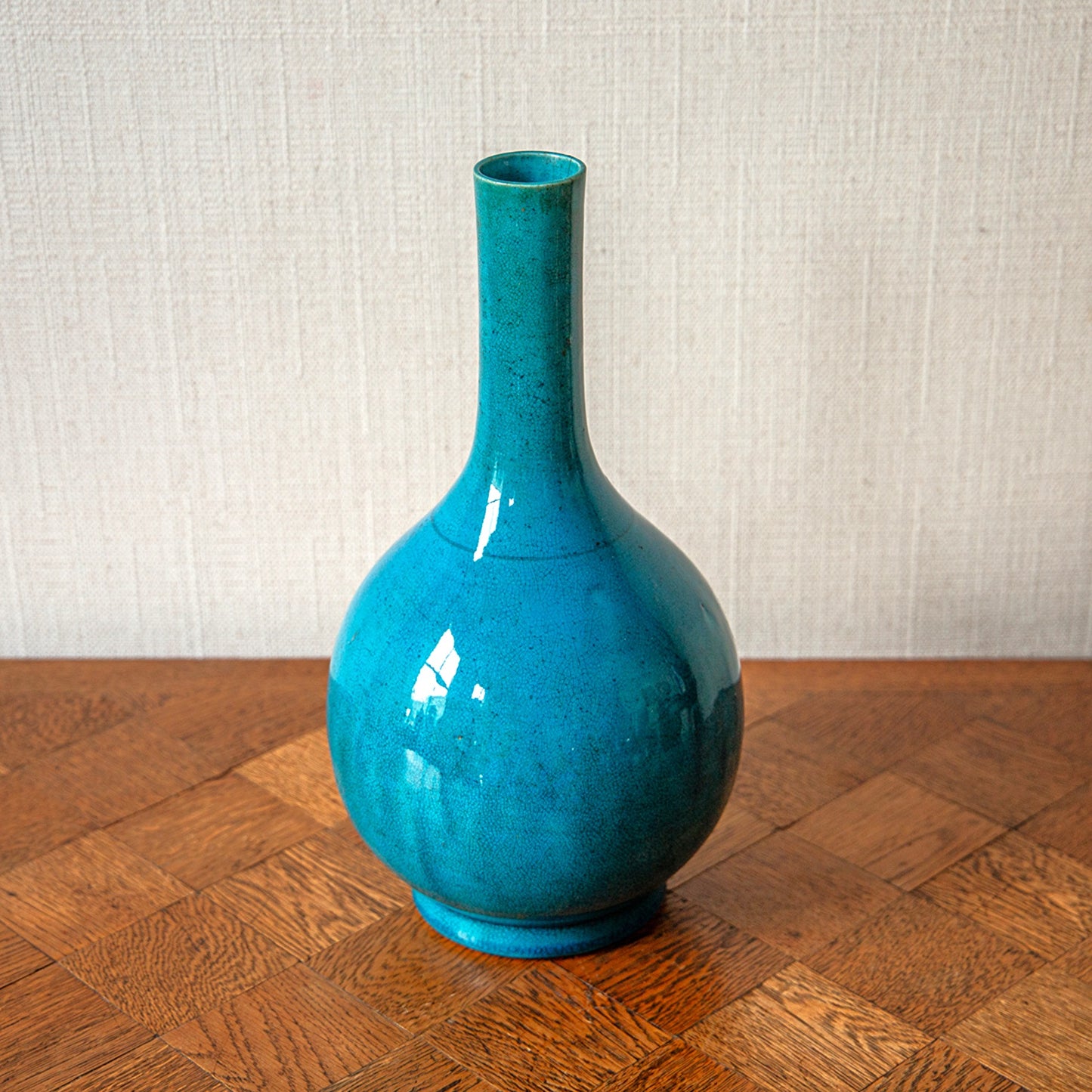 Turquoise Bottle Vase