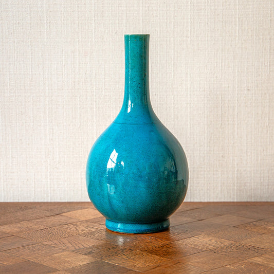 Turquoise Bottle Vase