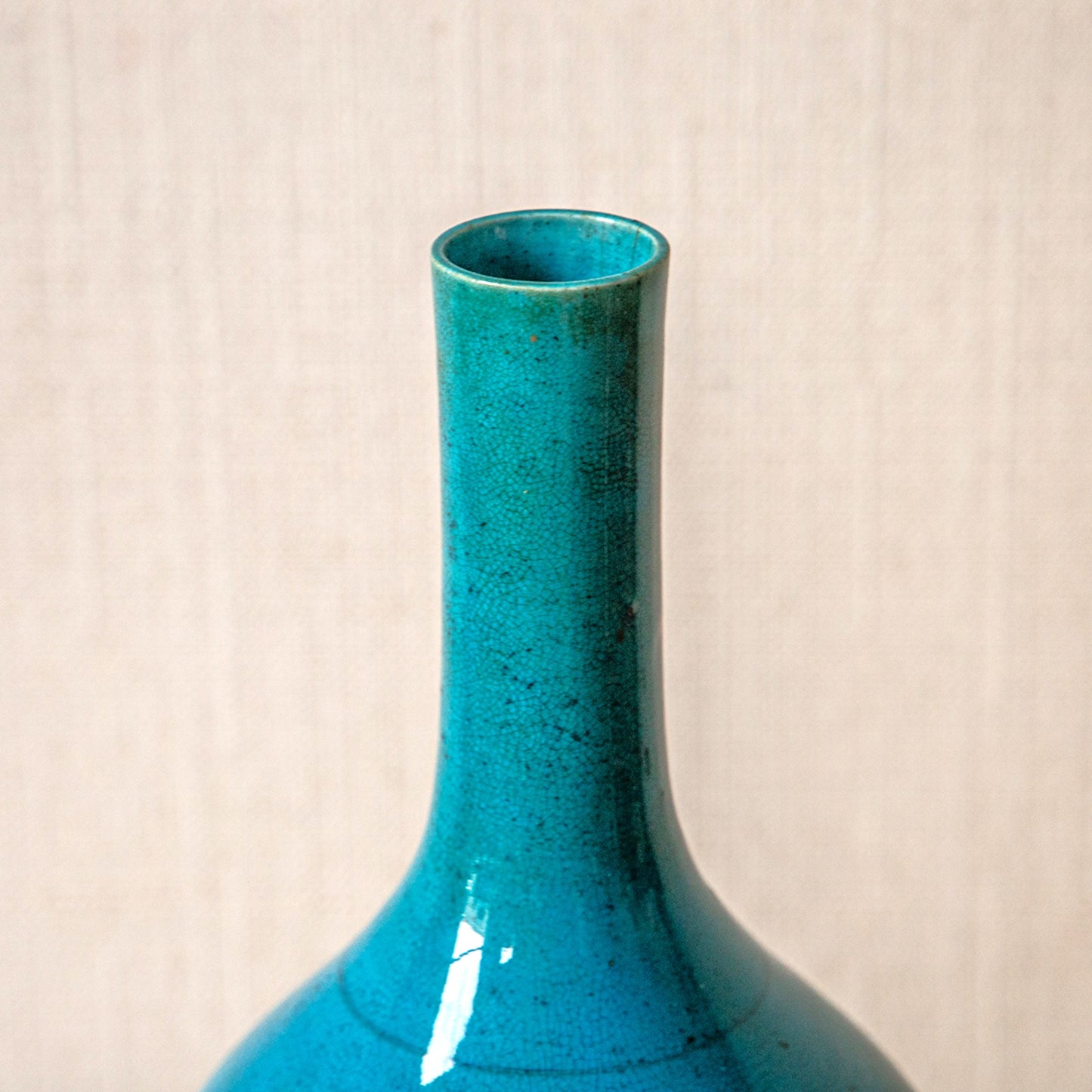 Turquoise Bottle Vase