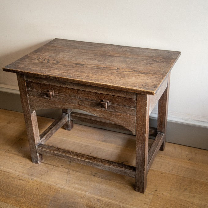 Oak Arts & Crafts Side Table