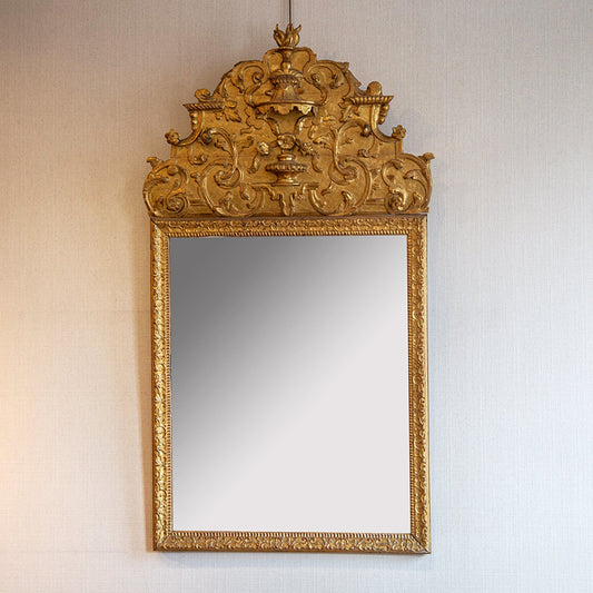 Louis XIV Style Gilded Mirror