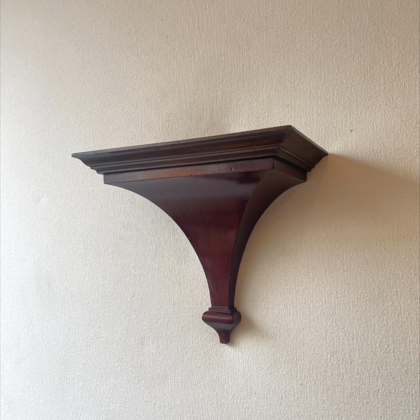 Pair of Mahogany Brackets