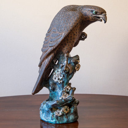 Stoneware Eagle Sculpture