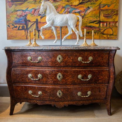 Louis XV Bombe Commode