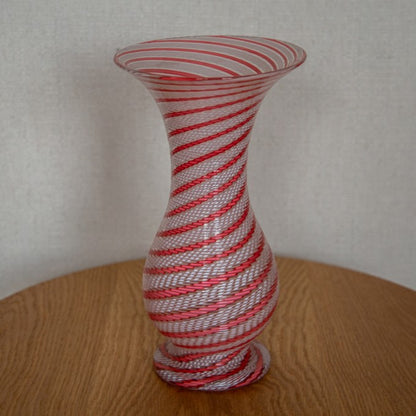 Latticino Vase