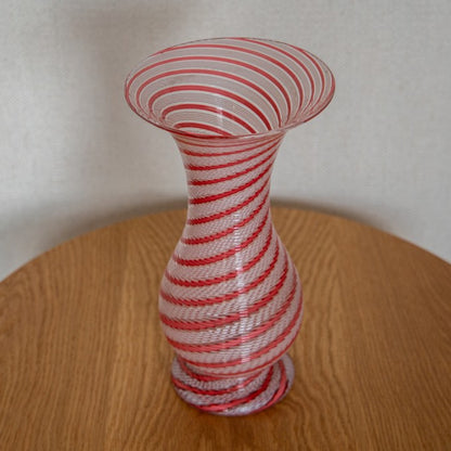 Latticino Vase