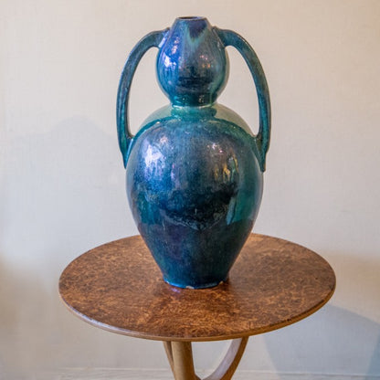 Turquoise Vase By Alphonse Cytere