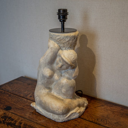 Plaster Figure Table Lamp