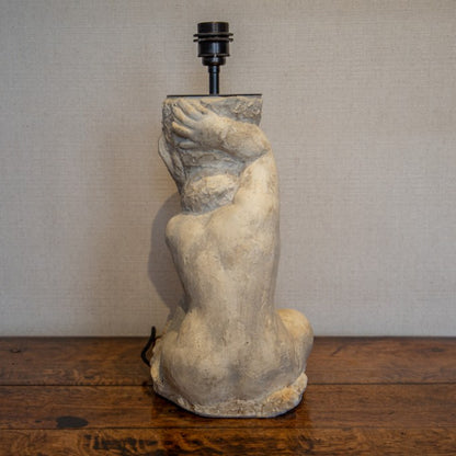 Plaster Figure Table Lamp