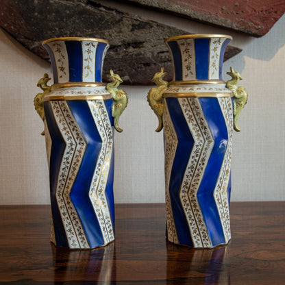 Pair of Mason's Ironstone Vases