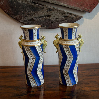 Pair of Mason's Ironstone Vases