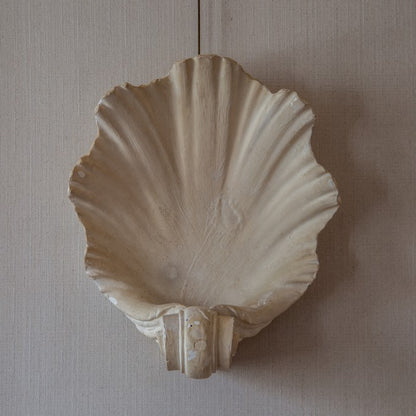 Shell Plaster Wall Light