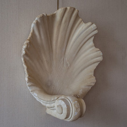 Shell Plaster Wall Light