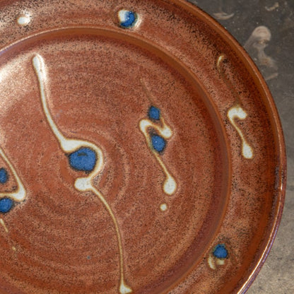 A Slipware Dish by Ray Winchcombe