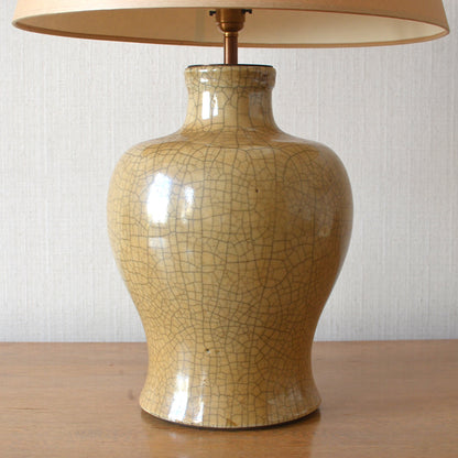 Crackle Glazed Table Lamp