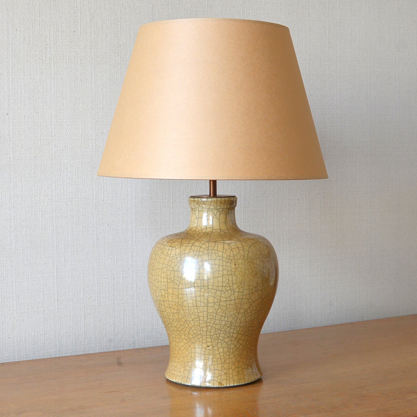 Crackle Glazed Table Lamp