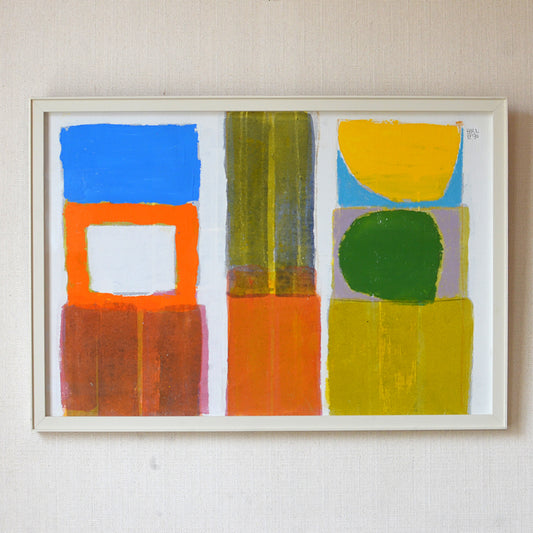 Abstract Painting by James Hull (1921-1990)
