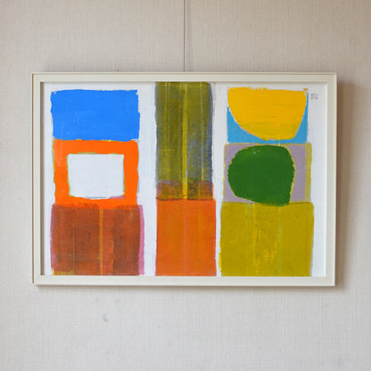Abstract Painting by James Hull (1921-1990)
