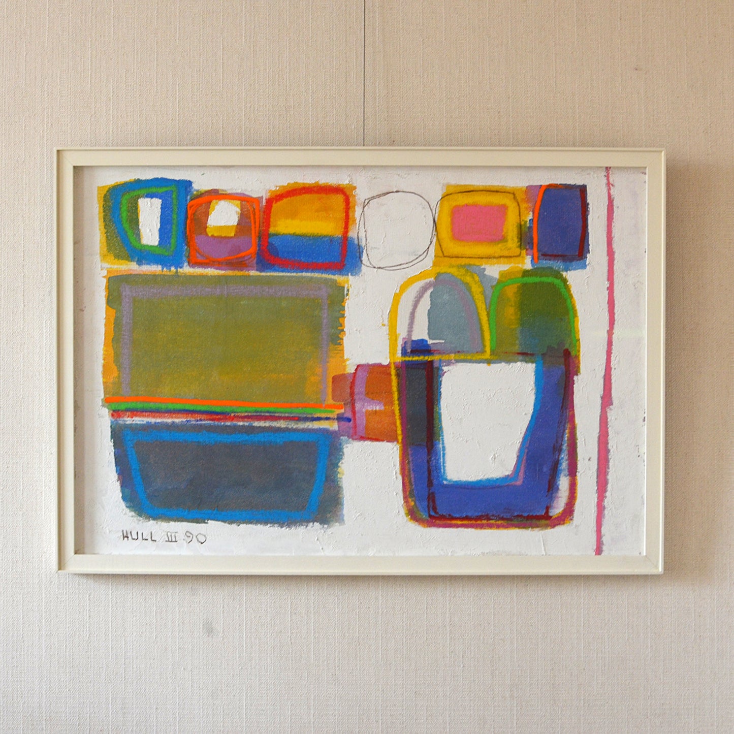 Abstract Painting by James Hull (1921-1990)