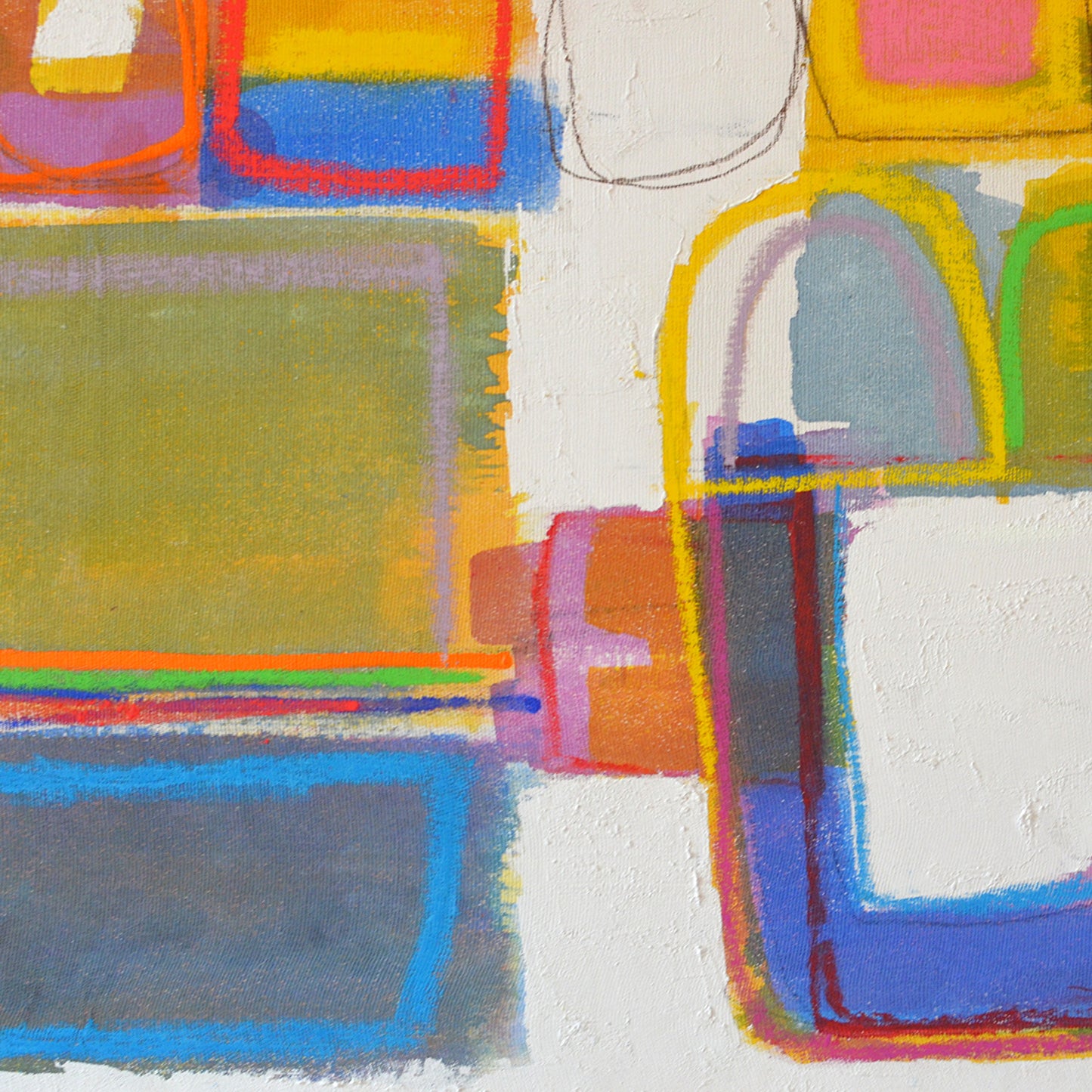 Abstract Painting by James Hull (1921-1990)