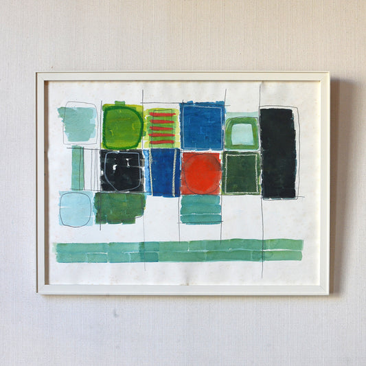 Abstract Painting by James Hull (1921-1990)