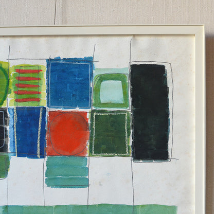 Abstract Painting by James Hull (1921-1990)