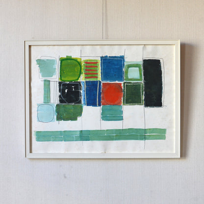 Abstract Painting by James Hull (1921-1990)