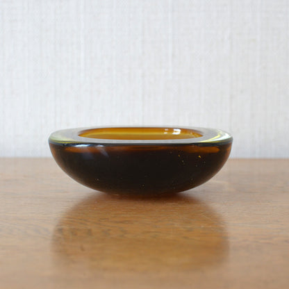 Murano Sommerso Glass Ashtray