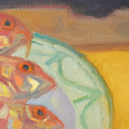 Abstract Painting by Robert Organ (1933-2023)