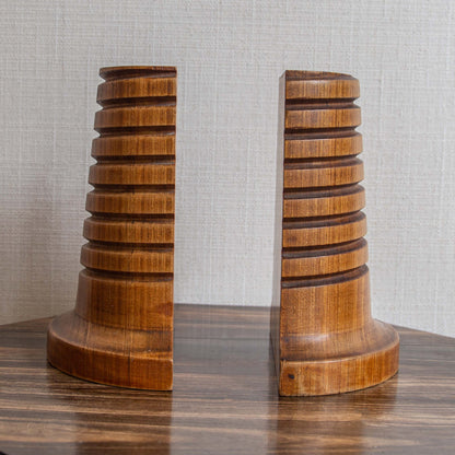 Pair of Ash Bookends