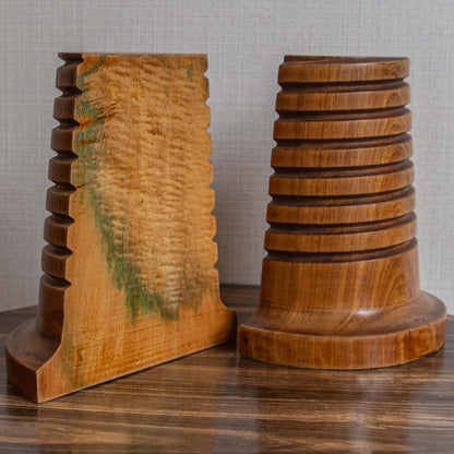 Pair of Ash Bookends