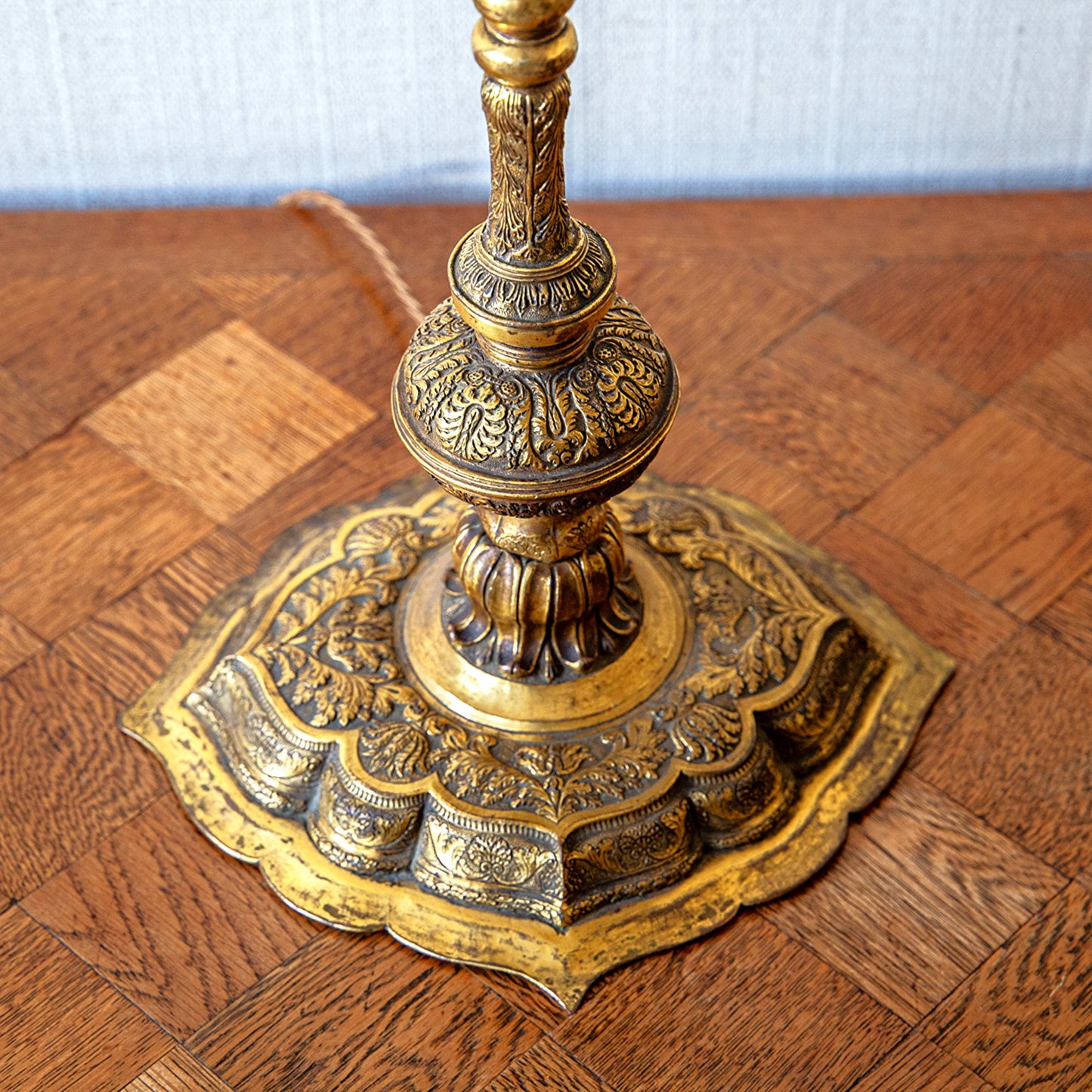 Gilt Eastern 'Bouillotte' Lamp