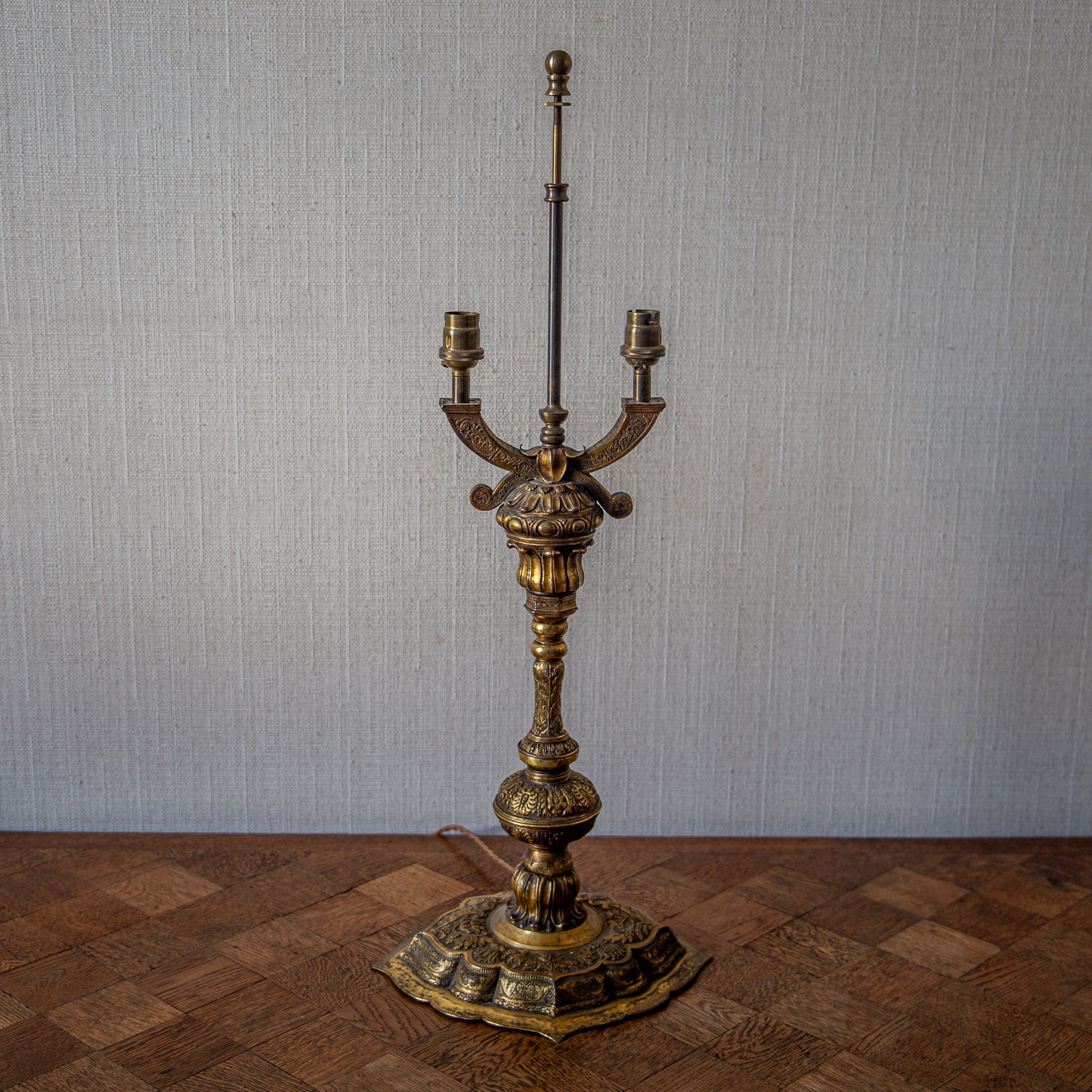 Gilt Eastern 'Bouillotte' Lamp