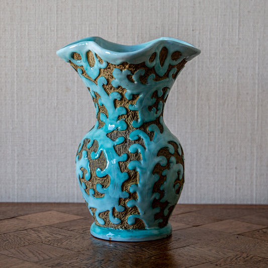 Turquoise Naturalistic Vase