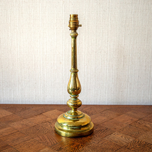 Edwardian Brass Table Lamp