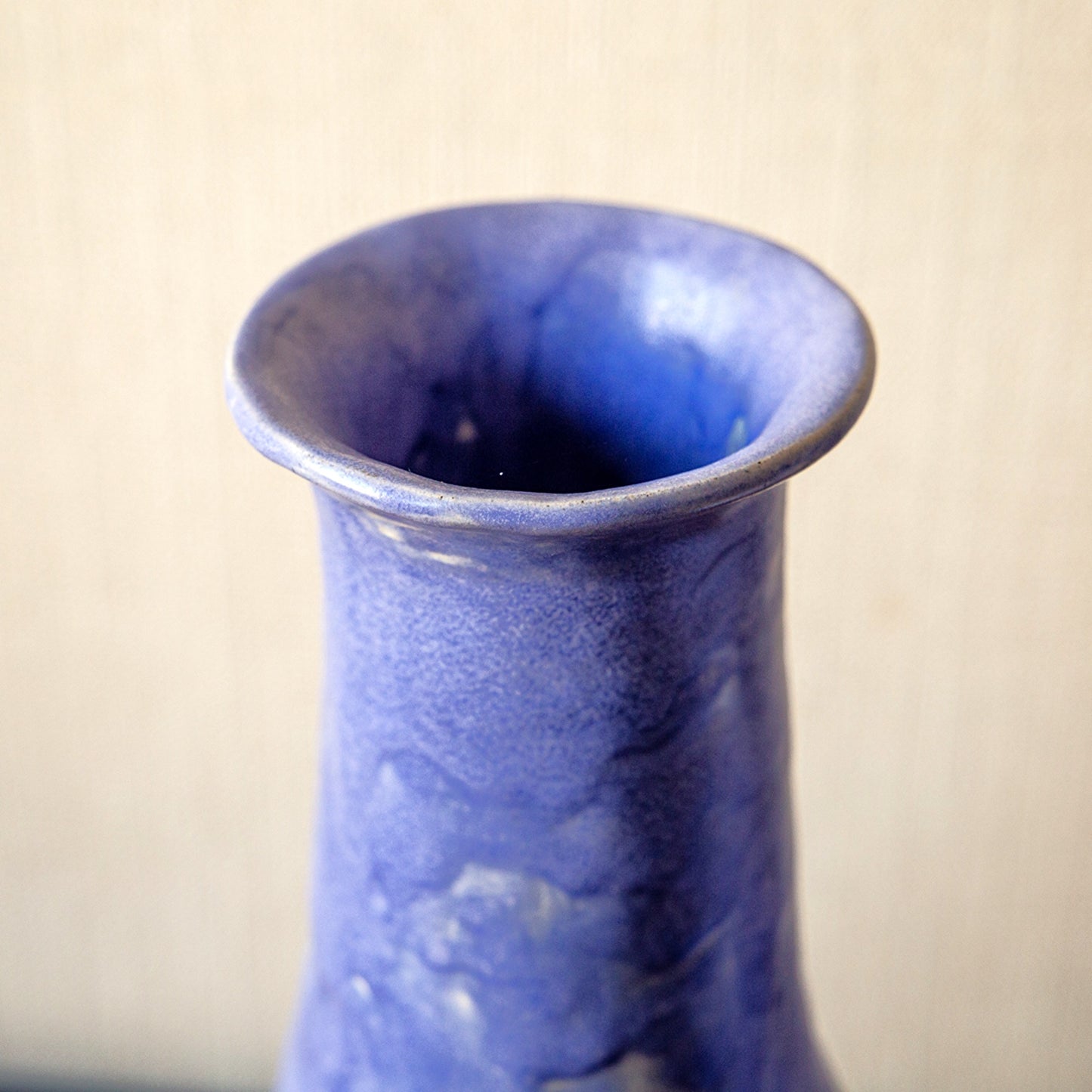 Pair of Lilac Glazed Baluster Vases