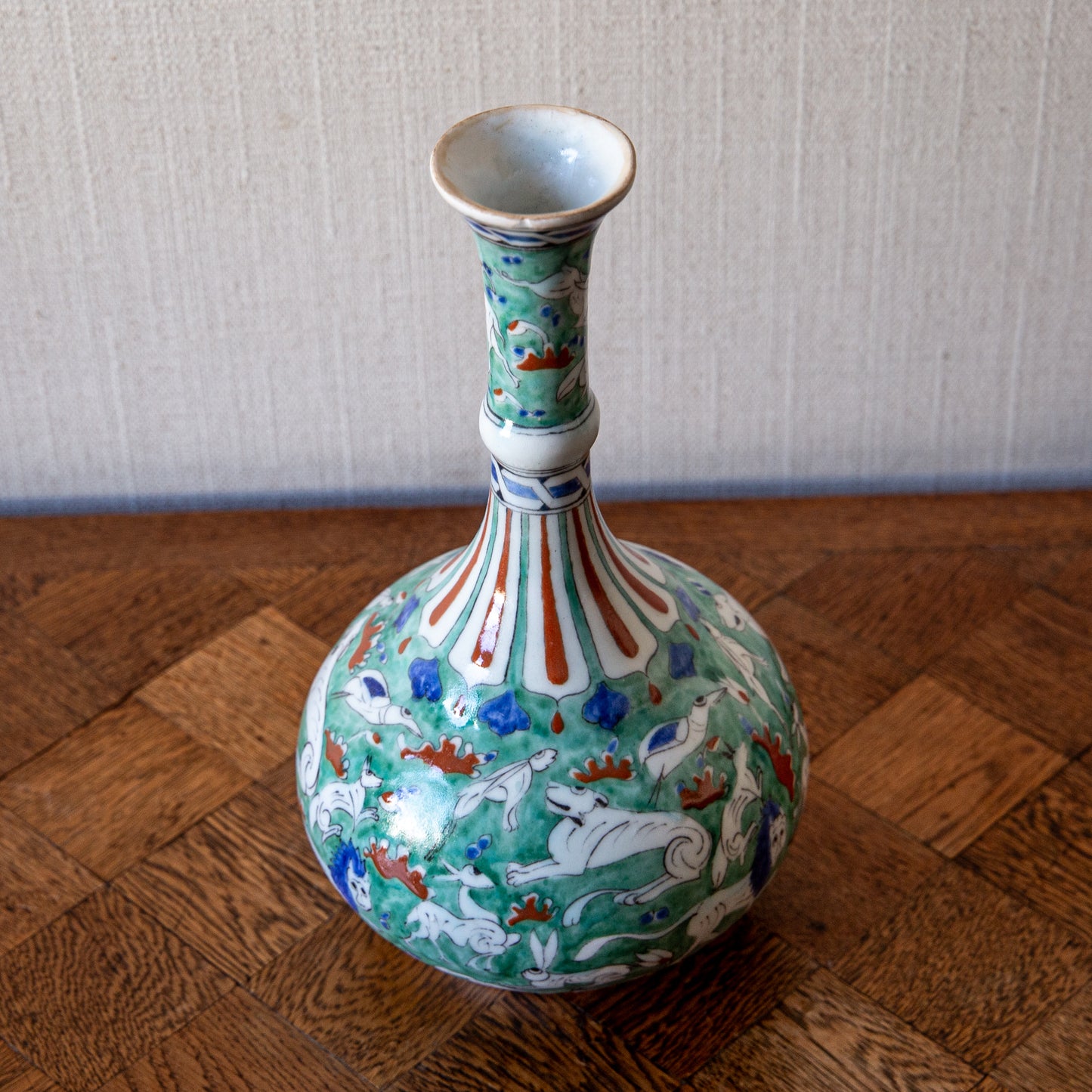 Small Pale Green Iznik Vase