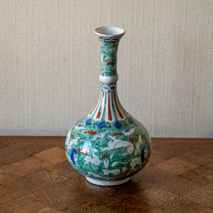 Small Pale Green Iznik Vase