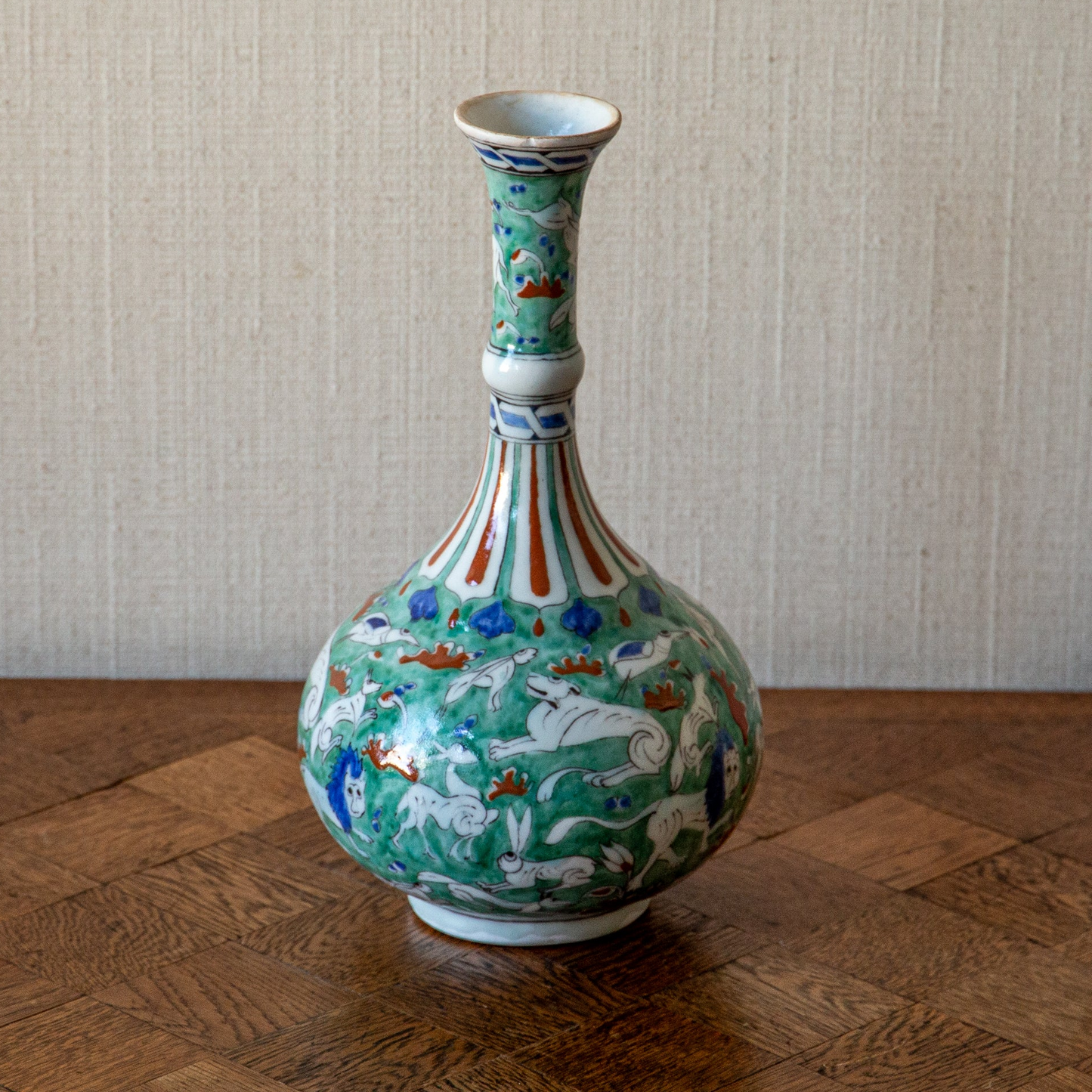 Small Pale Green Iznik Vase