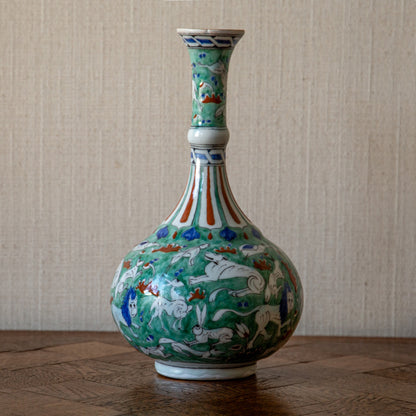 Small Pale Green Iznik Vase