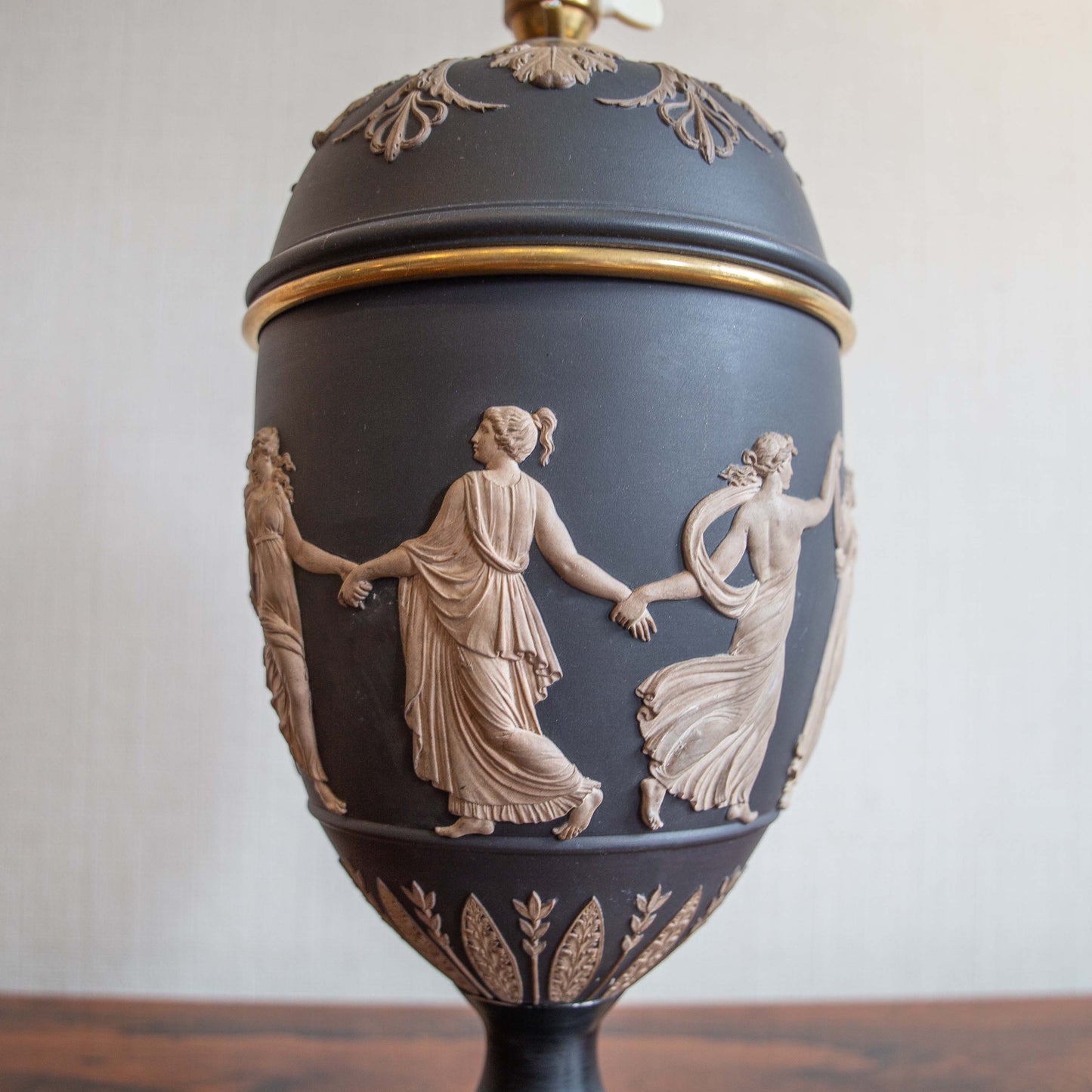 A Classically Decorated Wedgwood Vase as a Lamp