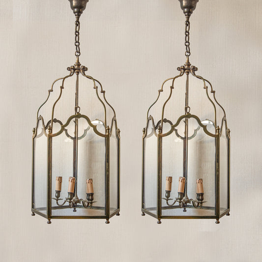 Pair of Brass Lanterns