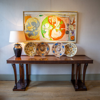 Long Mahogany Side Table