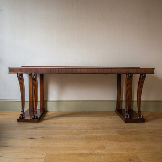 Long Mahogany Side Table