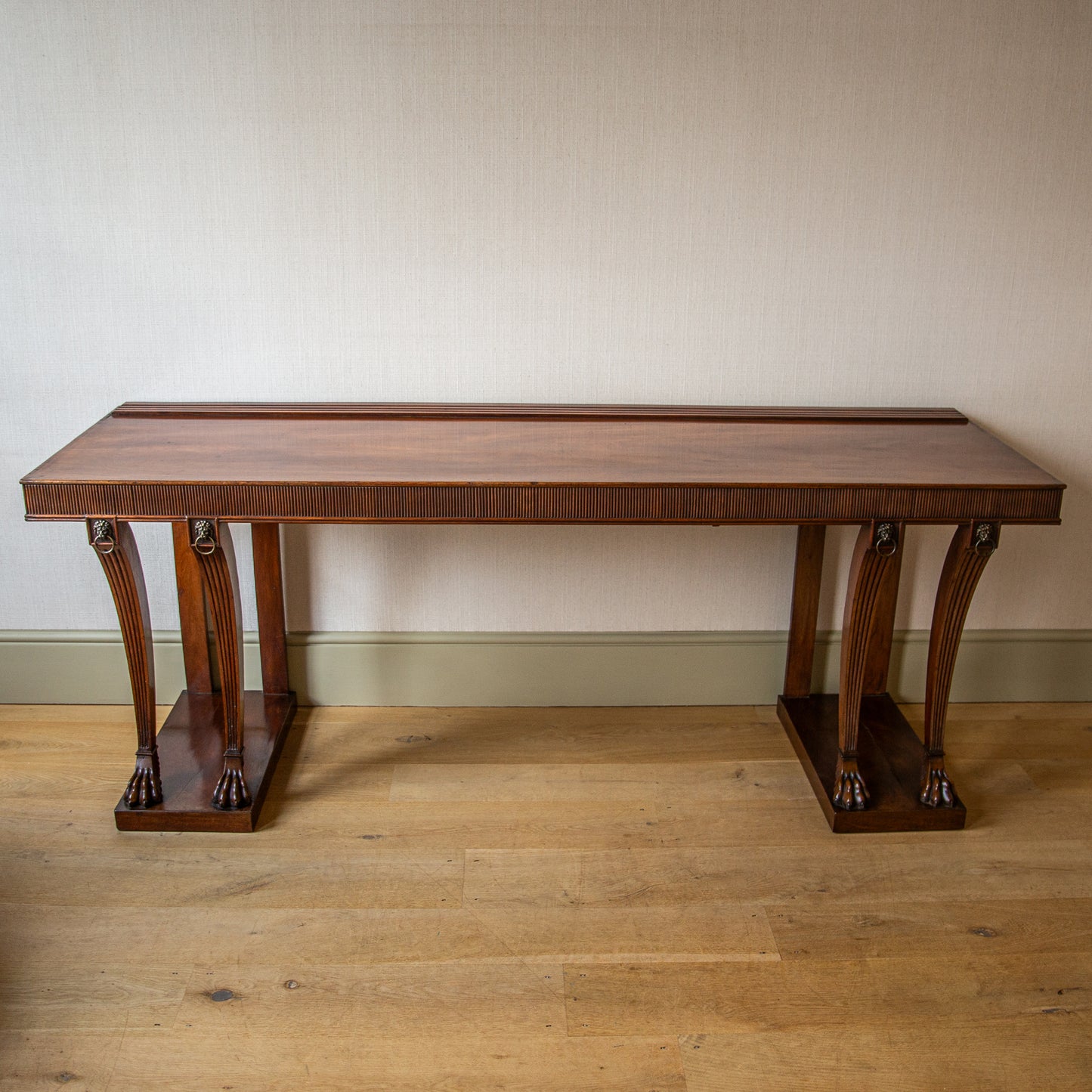 Long Mahogany Side Table