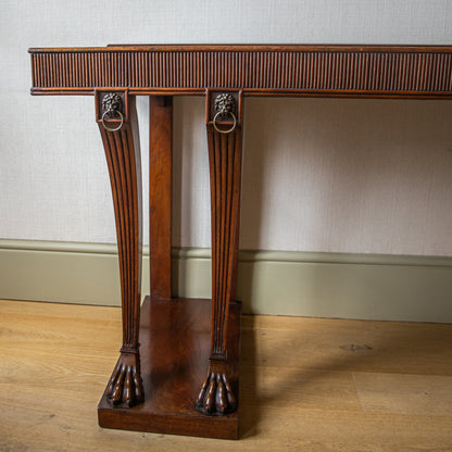 Long Mahogany Side Table