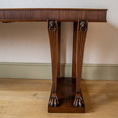 Long Mahogany Side Table