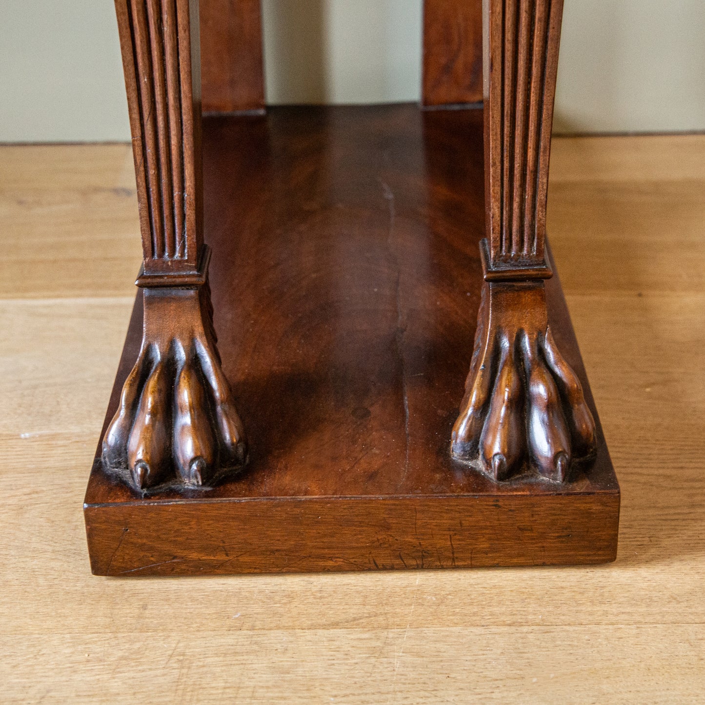 Long Mahogany Side Table